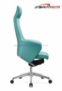 Office Furniture Modern Foam Rotating Lift Synthetic Leather Executive Swivel Chair for Lady