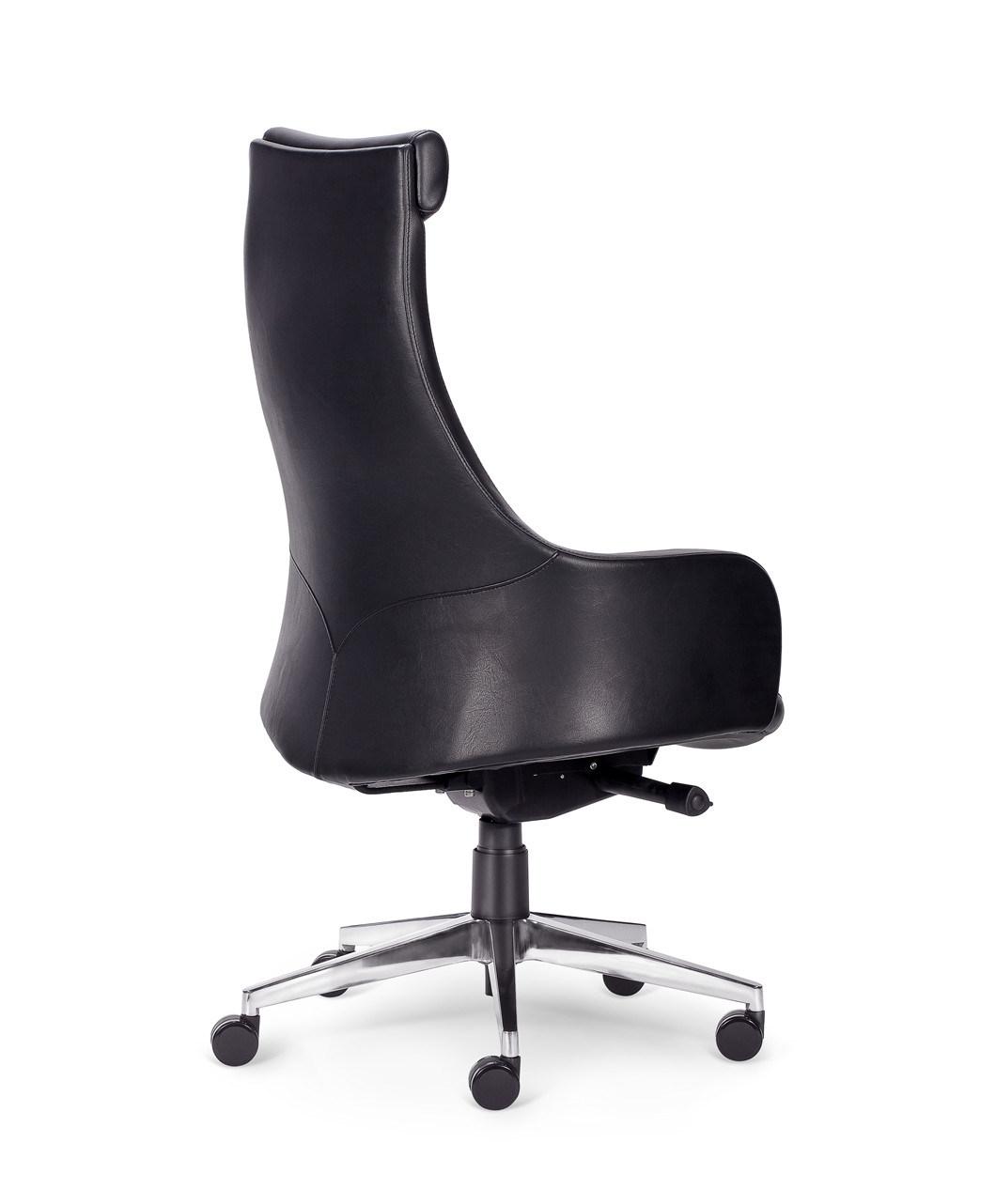 High Back Adjustable Ergonomic Half Leather Boss Manager Executive Home Office Swivel Office Chair
