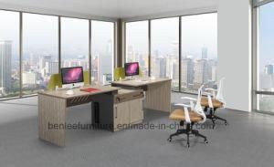 New Design Modern Modular Open Wooden Office Workstation for 2 Seats (BL-2807)