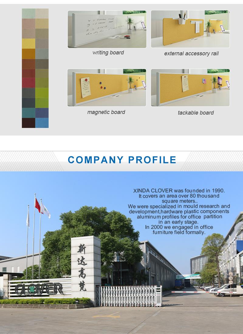 High Quality Foshan Furniture Contemporary 4 Seat Office Workstations Modular