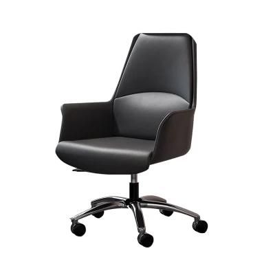 Factory Executive Boss High Back CEO Leather PU Office Chair with Headrest