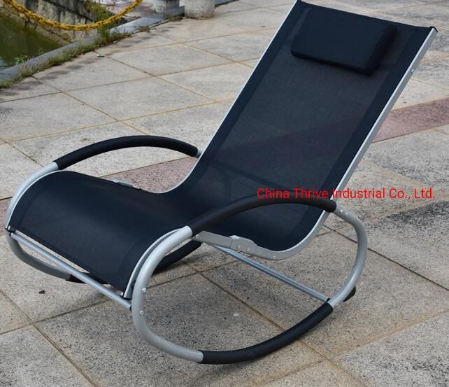 Outdoor Beach Zero Gravity Rocking Reclining Chair Foldable Chair