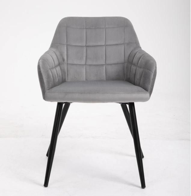 Fabric Metal Legs Dining Room Leisure Chair Lounge Chair
