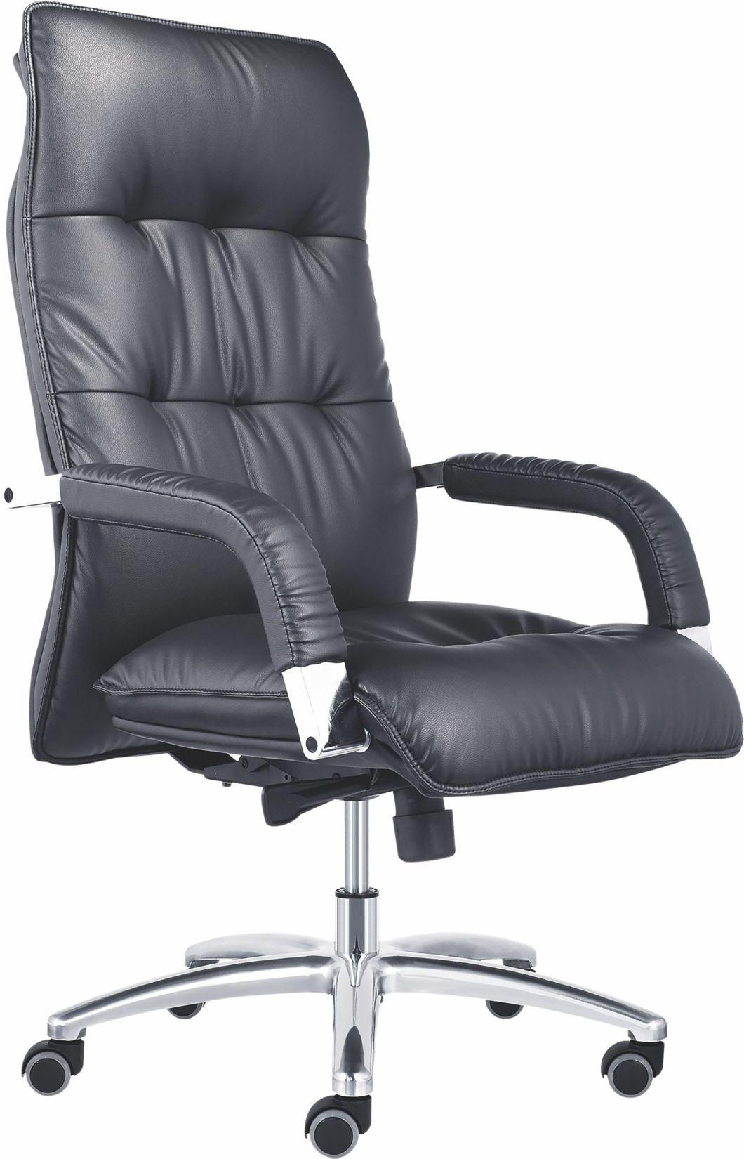 Modern Boss CEO Manager Recliner Ergonomic Leather Office Furniture Executive Chair with Stretchable Armrest