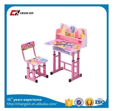 Kids Study Table Set Adjustable Height Children Desk and Chair