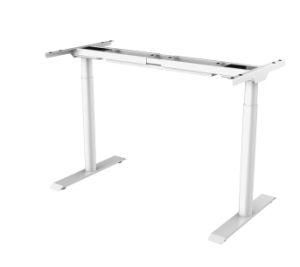 Et127 Dual Motor Round Leg Height Adjustable Desk Frame