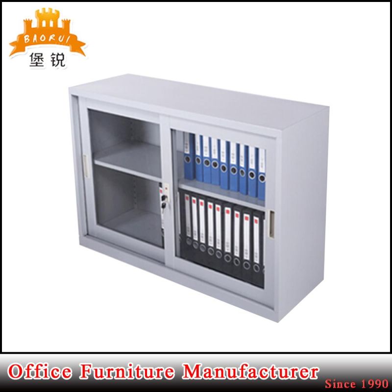 Small Style Office Furniture Low Size Sliding Door File Cabinet