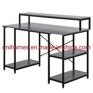 Computer Desk with Storage Shelves/Keyboard Tray/Monitor Stand Study Table for Home Office