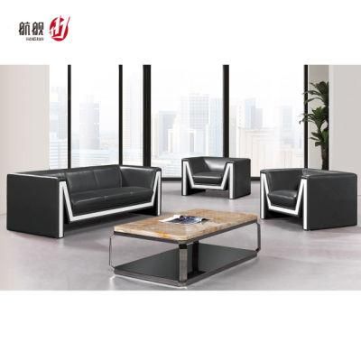 Foshan Factory Luxury Furniture Leather Leisure Hotel Office Sofa