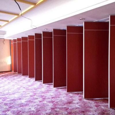 Aluminium Profile Hanging System Ballrooom Movable Sound Proof Partition Wall