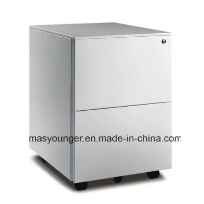 2 Drawer Filing Storage Metal Mobile Cabinet