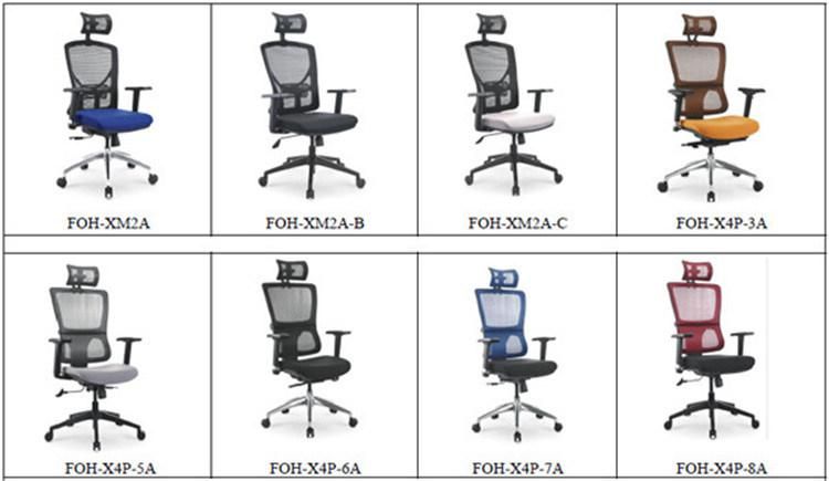 New Design Black Swivel Workstation Chair (FOH-XK14)