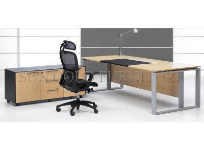Hot Sale Modern Simple Boss Executive Desk with Steel Foot (SZ-OD017)