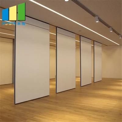 Restaurant Movable Wooden Soundproof Folding Partition Wall for Boardroom