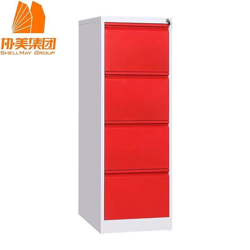 Metal Clothes Vertical 4 Drawer Office Furniture Steel Filing Cabinet