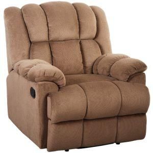Adjustable Fabric Manual Recliner Sofa with Simple European Style