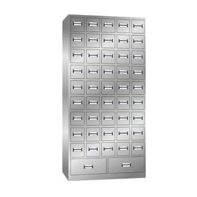 47 Drawers Stainless Steel Hospital Pharmacy Multi Drawers Drug Cabinet