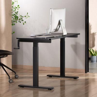 Customized Economical Manual Modern Office Adjusting Sit Stand Desk with Hand Crank