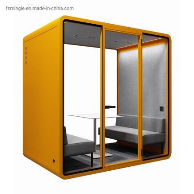 Acoustic Type 4 Seater Office Meeting Booth