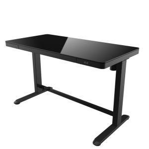 Single-Montor Electric Height Adjustable Sit-Stand Black Desk for Home-Use Furniture