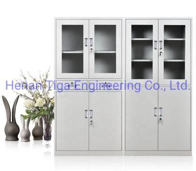 Book Cabinet Double Door4 Doors 6 Doors Office Filing Cold Rolled Steel File Cabinet