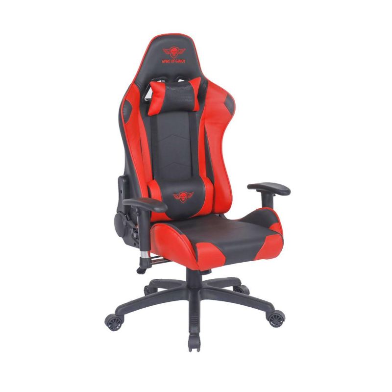 Red Gamer Chair Girl Gamer Chair Foot Stool Office Works Fauteuil Cadeira Gamer 5 Wheels (MS-902)