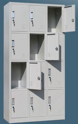 12-Door Steel Locker for Office Staff and School/Shelf