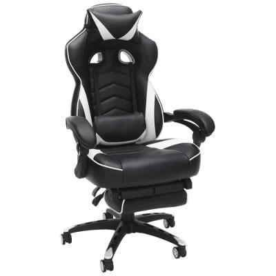 Big and Tall Man Leather Gaming Chair with Lying Mechanism