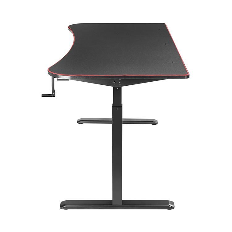 Manual Height Adjustable Office Laptop Game Desk PC Gamer Gaming Desk