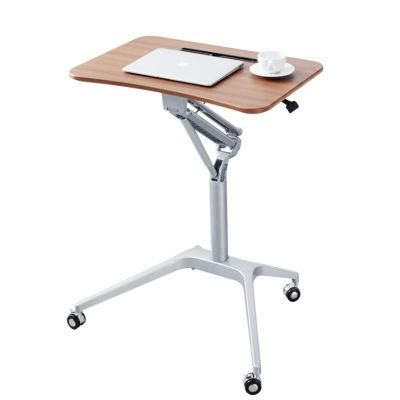 Height Adjustable Sit-Stand Mobile Laptop Computer Desk 0559