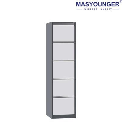 Manufacturer 5 Drawer Knock Struture Metal Furniture File Steel Cabinet