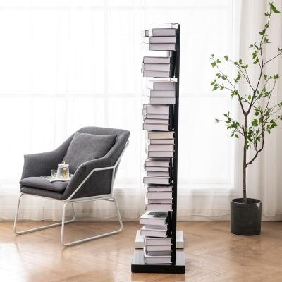 DIY Customizable Carbon Steel Multi-Layer Office Bookcase Living Room Furniture Bookshelf