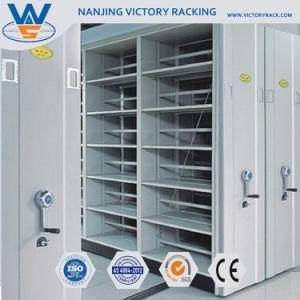 Compact Filing Cabinet for School, Warehouse, Bank Manual Mobile File Rack
