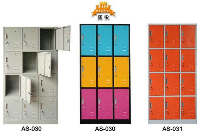 Fas-028 School Gym Changing Room Used Furniture 6 Door Metal Locker