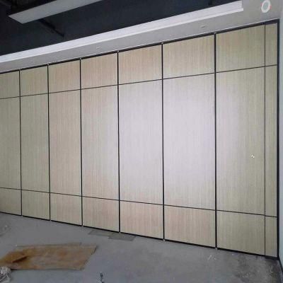 Wood Mobile Sliding Acoustic Movable Walls Sound Proof Partitions for Conference Hall