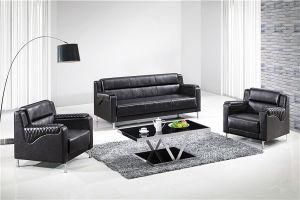 Chrome Base PU/Leather Office Knock Down Sofa F-060 1+1+3 (1+1+2+3)