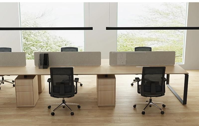 Factory Wholesale Modular 8 Person Office Cubicle Partition Custom Modern Office Workstation