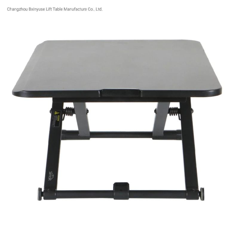 China Factory Gas Spring Standing Table Height Adjustable Table