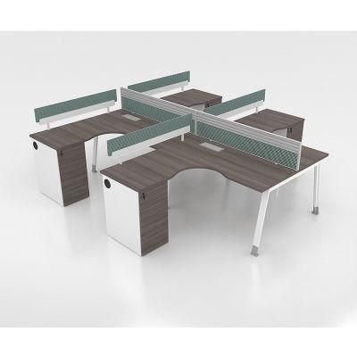 High Quality Modern Office Computer Desk Four Seats Office Workstations
