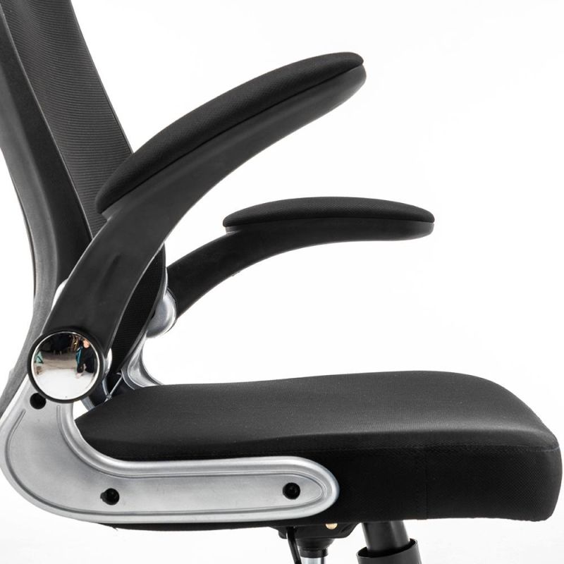 Adjustable Headrest Armrest Black Manager Executive Office Mesh Chair Ergonomic