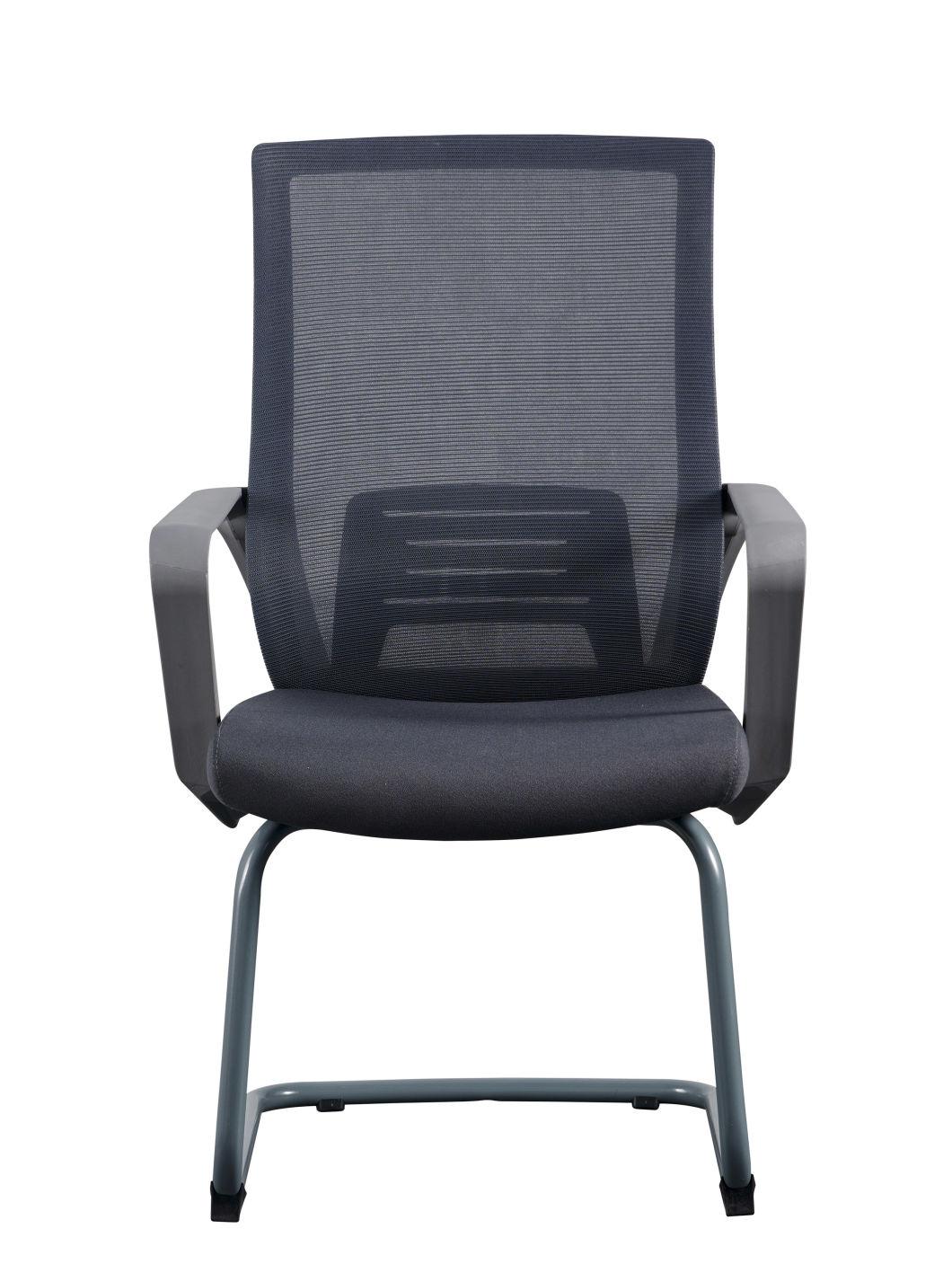 Anti-Sound Wheels Armrest and Backrest Office Mesh Chairs