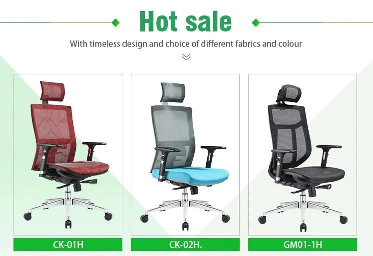 New Ergonomic Design Quality Executive Mesh Office Chair with Headrest