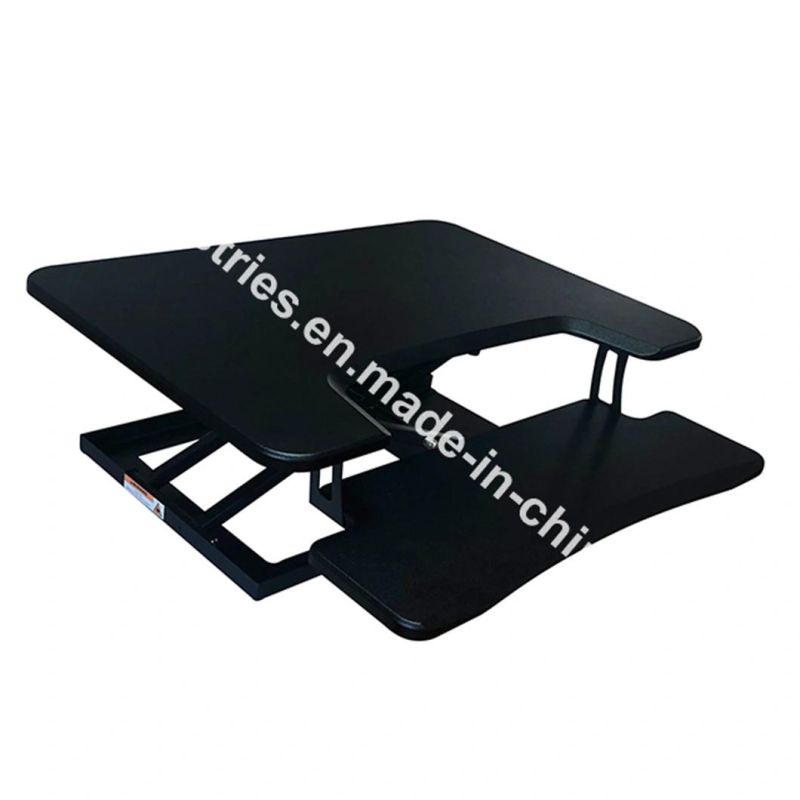 Small Ergonomic Folding Sit to Stand Office Desk for Desktop