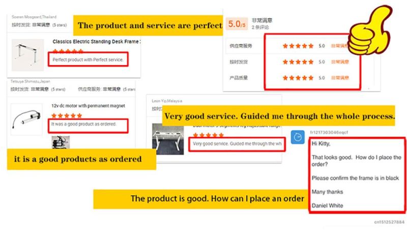 Design of Office Furniture Stand up Computer Electric Adjustable Standing Table