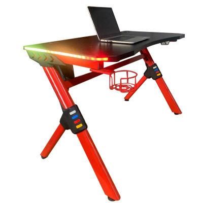 Judor Cheap Multifunction The Best LED Gaming Desk Computer PC Desk Computer Gaming Table Gaming Desk