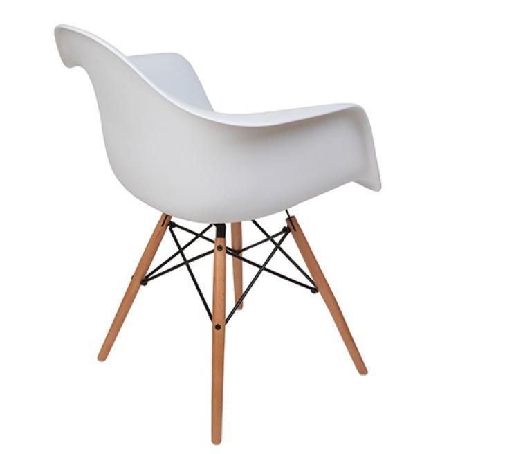 Home Furniture Wooden Legs Plastic Polypropylene Chairs for Restaurant