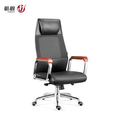 High Back Mesh Swivel Ergonomic Office Chair for Manager with Headrest