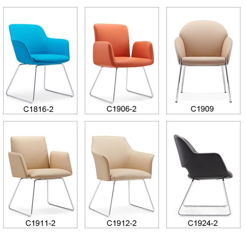 Modern PU Leather Reception Office Chair
