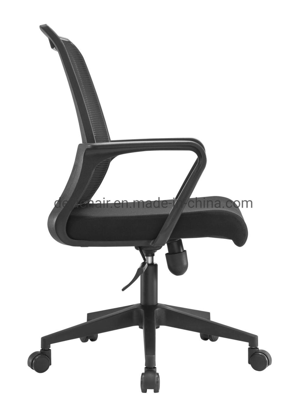 High Back with Simple Mechanism Nylon Base PP Fixed Arms with Headrest Mesh Upholstery and Fabric Cushion Seat Color Differentexecutive Chair