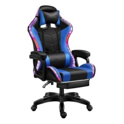 High Quality PU Leather Computer Game Racing RGB LED Gaming Chair